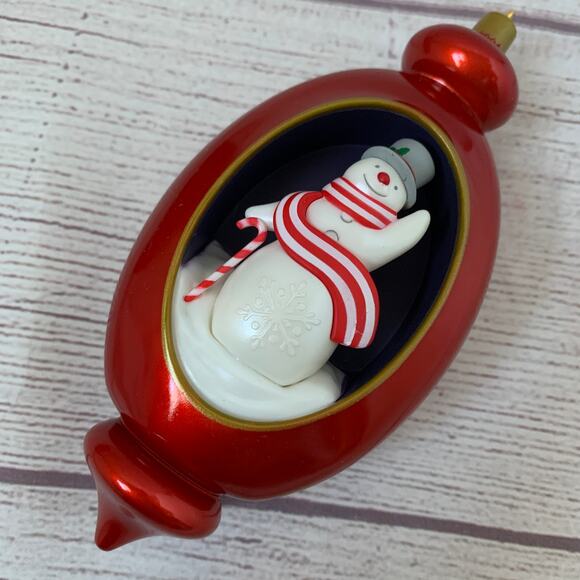 Hallmark Keepsake Top Hat Snowman Christmas Tree Ornament Limited Edition 2022 - Picture 15 of 15